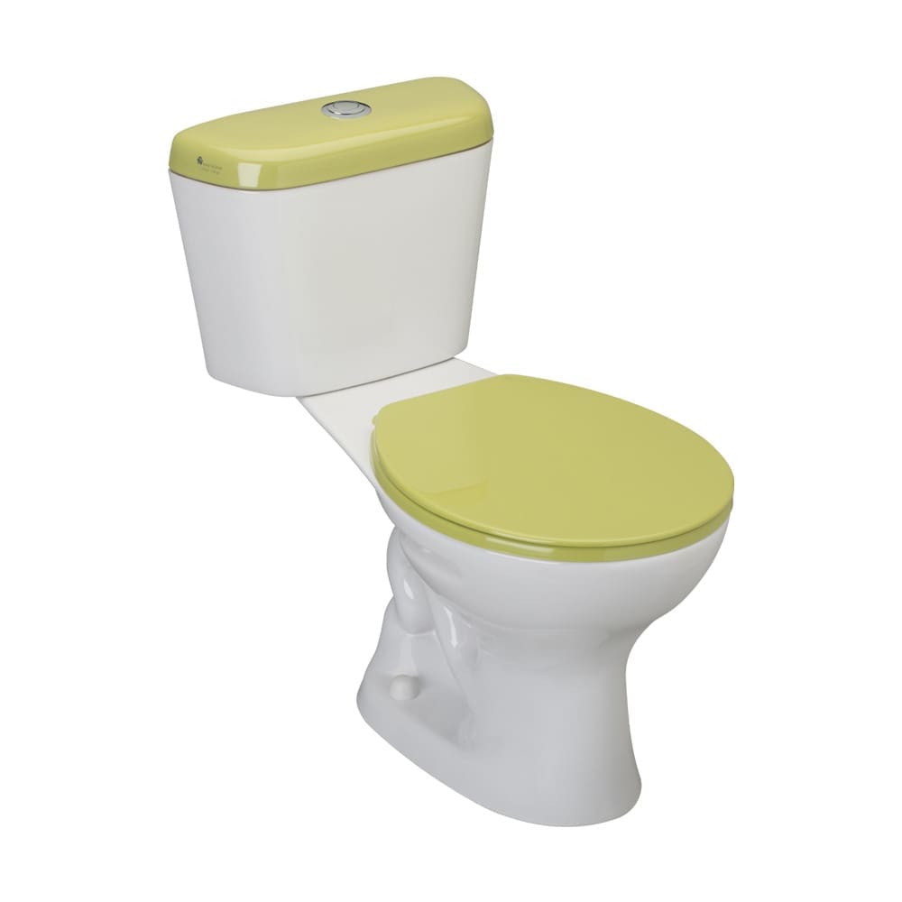 Inodoro Milán Fiesta Simple Descarga<br>E116-S-BVE 2 inodoro-milan-fiesta-simple-descarga_blanco-verde_10-131