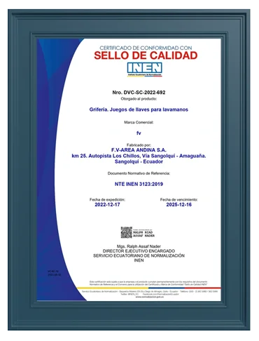 INEN-Grifería-Lavabos