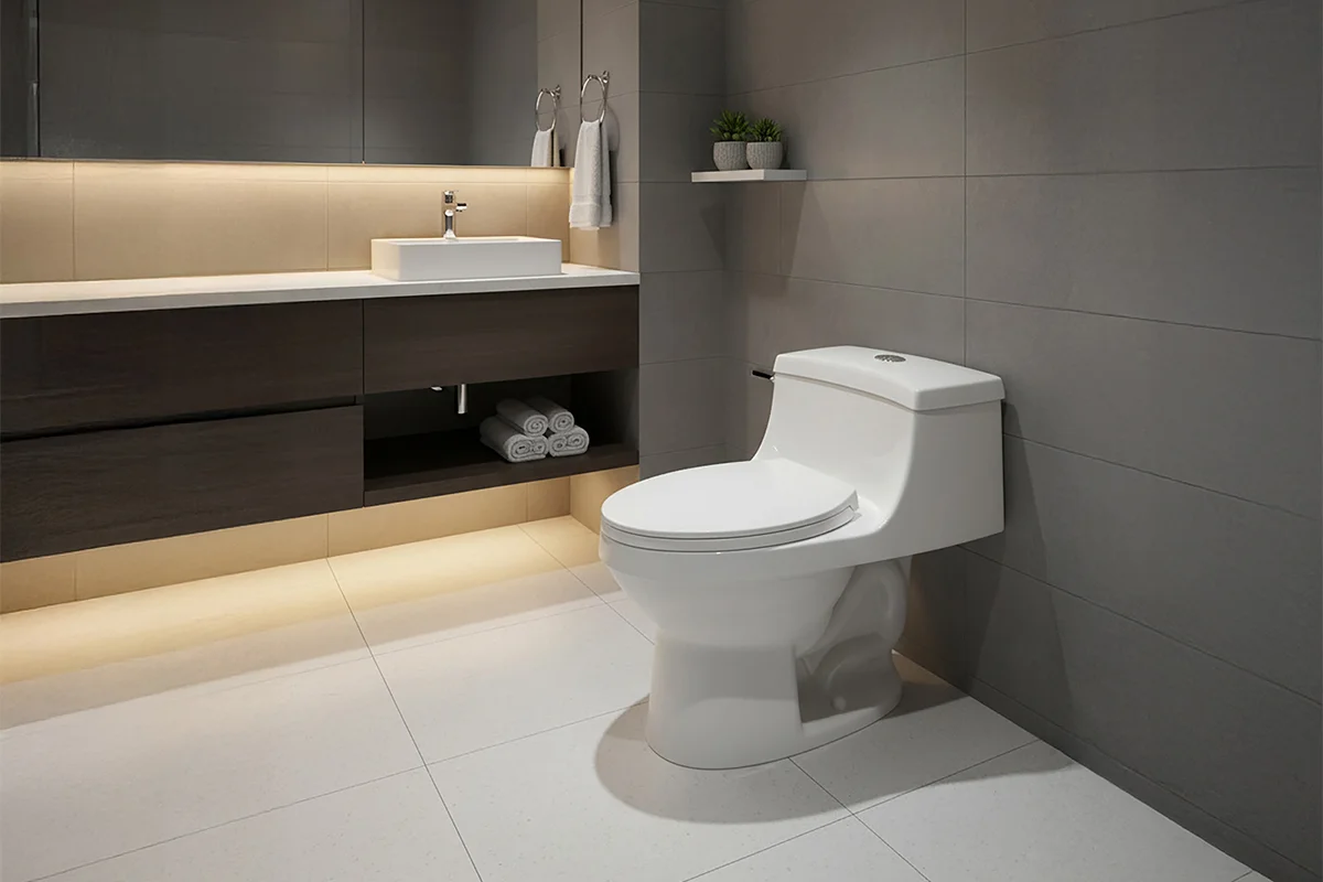 Arquitectura del Baño: Innovación en Limpieza y Estética con Sanitarios FV