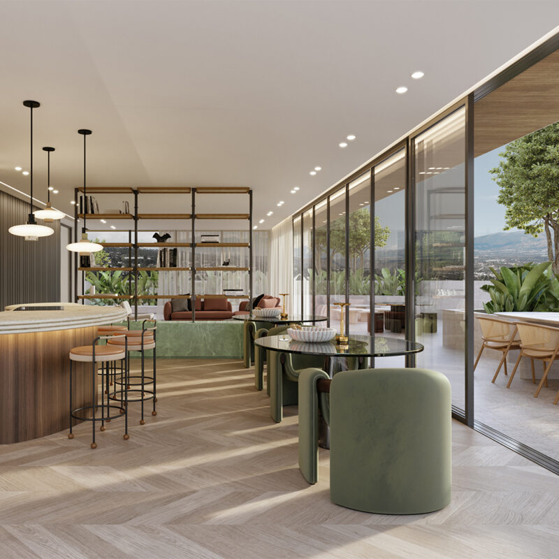 Proyecto Residencial Miramonte SAN JUAN - KITCHEN LOUNGE