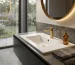 Línea Coty: Elegancia en Brushed Gold y Negro Mate para tu baño