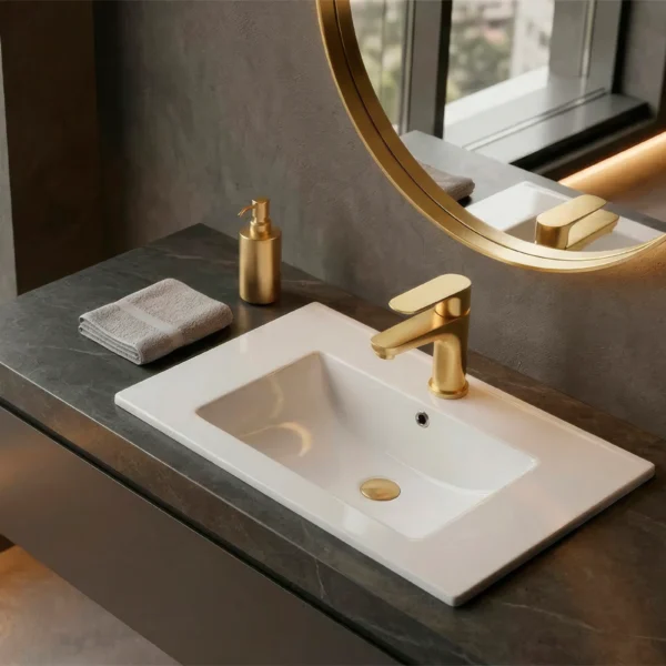 Lujo Sutil: Dale un Toque de Calidez a tu Espacio con el Acabado Brushed Gold