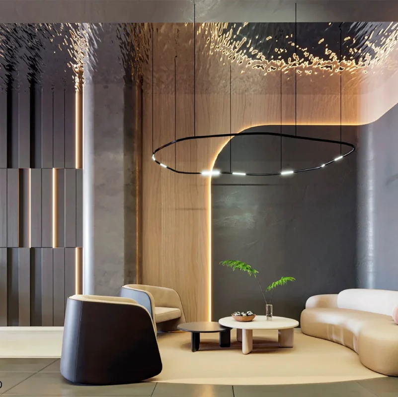 RENDER LOBBY AREA DESCANSO TORRE DE MAYO