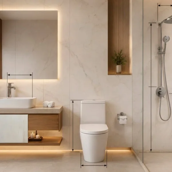Guía de Instalación: Medidas Claves y Consejos Para un Baño Perfecto