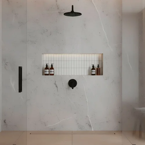 La ducha - Un abrazo de agua tibia